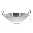 thumbnail image 2 of OUNONA Stainless Steel Non-Stick Wok Pan, , Kitchen Cookware with Even Heat Distribution for Cooking, 2 of 6