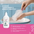 thumbnail image 2 of Aquatural Organic Baby Bottle Cleaner Liquid, Fragrance-Free, 16.9 fl oz, 2 of 8