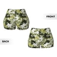 thumbnail image 5 of Picia Hawaii Palms Printed Workout Shorts for Women Seamless Scrunch Butt Lifting High Waisted Yoga Gym Booty Running Moisture-wicking Short Pants-Large, 5 of 9