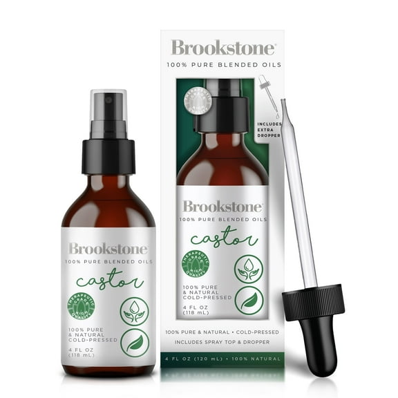 Brookstone Castor Oil Body Oil Set Multi-Use Castor Body Oil 4 fl oz