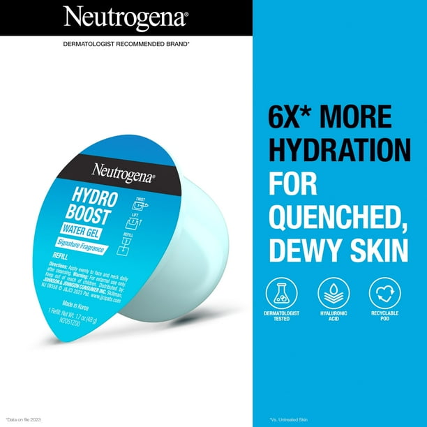 Gel de agua Neutrogena Hydro Boost, 50 ml, con forma de cápsula