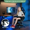 thumbnail image 4 of AKDSteel Ergonomic Gaming Chair with Footrest, Adjustable Headrest & Lumbar Massage, Reclining High-Back Computer Chair, 4 of 8