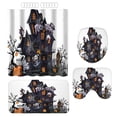 thumbnail image 1 of Juego Cortinas Ducha Casa Encantada Accesorios Baño 71x71 Pulgadas para Halloween, 1 of 9
