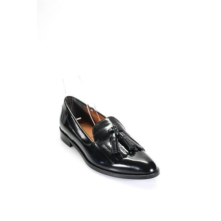 

Pre-owned|Everlane Womens The Tassel Modern Oxfords Loafers Black Size 7
