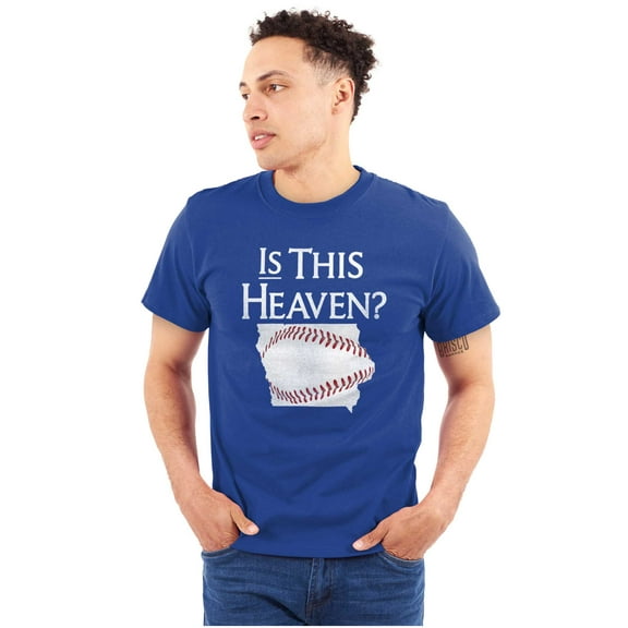 Is This Heaven State of Iowa Ballgame Plus Size Crewneck Graphic Tee Shirt Brisco Brands 2X