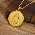 thumbnail image 4 of Medal Virgin Mary Cadena Virgen De Mary Salvation Necklace,Miraculous Medallion Faith Necklace, 4 of 6
