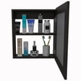 thumbnail image 2 of Deco Home Excelsior Gabinete de ba&ntilde;o luma armable, Color Chocolate, Dimensiones 47.2 Largo X 14.6 Ancho X 52.2 Alto cm, Estilo contempor&aacute;neo, con un Espejo Amplio Deco Home LUMA, 2 of 8