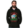 thumbnail image 5 of Santa Grumpy Smurf Jolly Christmas Hoodie Sweatshirt Women Men Brisco Brands S, 5 of 6