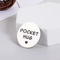 thumbnail image 4 of Pocket Hug Token for Kids Breast Cancer Awareness Items Inspirational Gifts Graduation Gift for Women Men Dorm Room Essentials Birthday Long Distance Relationship Gifts for Daughter Son, 4 of 6