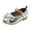 Silver, variant on Otqutp Soft Sole Flower Girls Footwear Summer and Autumn Fashion Girls Casual Shoes Solid Color Bow Pearls Strap Flat Lightweight Dress Shoes
