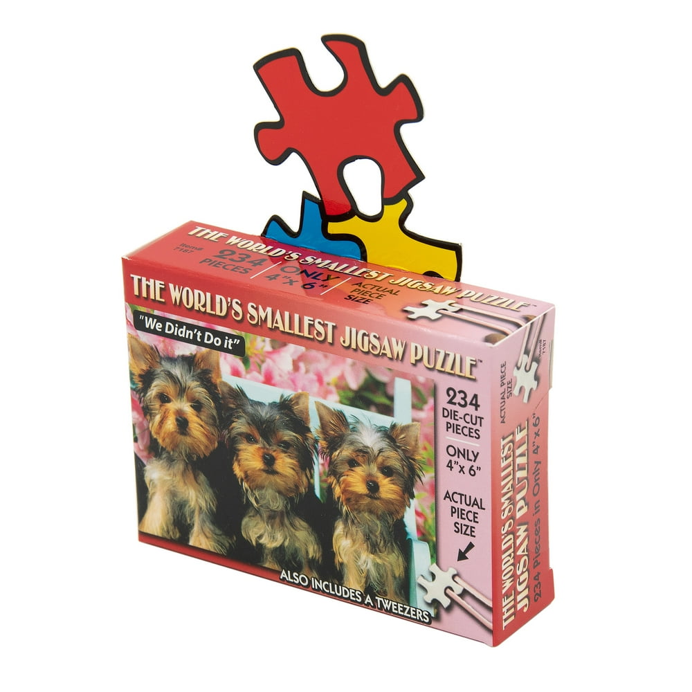 World's Smallest Jigsaw PuzzleWe Didn't t Do it