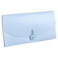 thumbnail image 2 of Portable File Folder Bag Document Organizer Compartments Binder Sorting Reusable Card Sorting Holder Travel Business Stationery Expanding 13 Grids Case Blue, 2 of 9