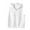 White, variant on Yigetop Sleeveless Hoodies for Women, Women's Vest Women's Leisure Loose and Versatile Thin Sleeveless Cardigan Zipper Sweater Sleeveless Hooded Tank Top Women White S