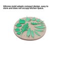 thumbnail image 2 of Advancent Molde de silicona con forma de hoja de 17 rejillas DIY, de simulación de repuesto vívido e inodoro, herramienta de moldeo de molde de Herramientas y accesorios para hornear Rosa Advancent HA081658-01, 2 of 6