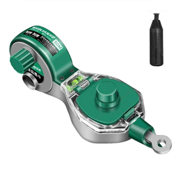Heavy Duty Construction Chalk Line Marker Sturdy Manual Marking Tool for Construction Site Efficiency