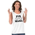 thumbnail image 4 of Fur Mama Cute Pet Owner Cat Dog Mom Tank Top Tee Shirt Women Brisco Brands M, 4 of 6