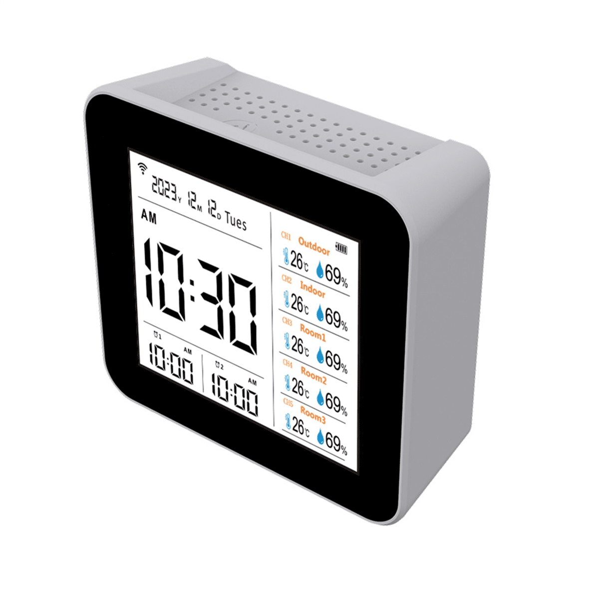 13 in 1 Tuya WIFI Intelligent Thermometer Hygrometer Indoor Accurate Temperature Humidity Gauge Monitor