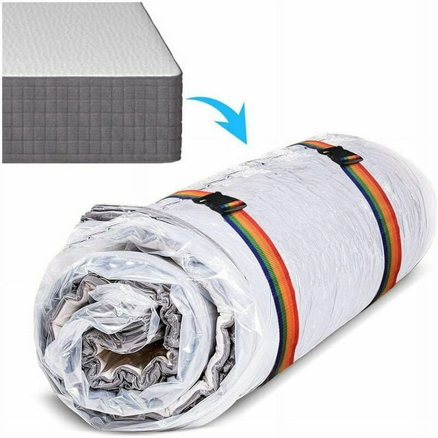 Mattress Storage Vacuum Bag For Memory Foam, Heavy Duty Material Queen Full Size Up To 14 Inches, Space Saving And Moisture Protection