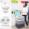 thumbnail image 3 of MXCOCO Cesto para Ropa Sucia de 75L, Cesta de Lavandería Plegable de Gran Capacidad, Cesto de Almacenamiento de Ropa con Mango de Cuerda para Alamcenamiento y Organización en Baño y Dormitorio., 3 of 3