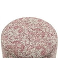 thumbnail image 5 of Rustic Manor SON236-03PR-UE Thayer Printed Linen Ottoman with Nailhead Trim - Paisley Red, 5 of 7