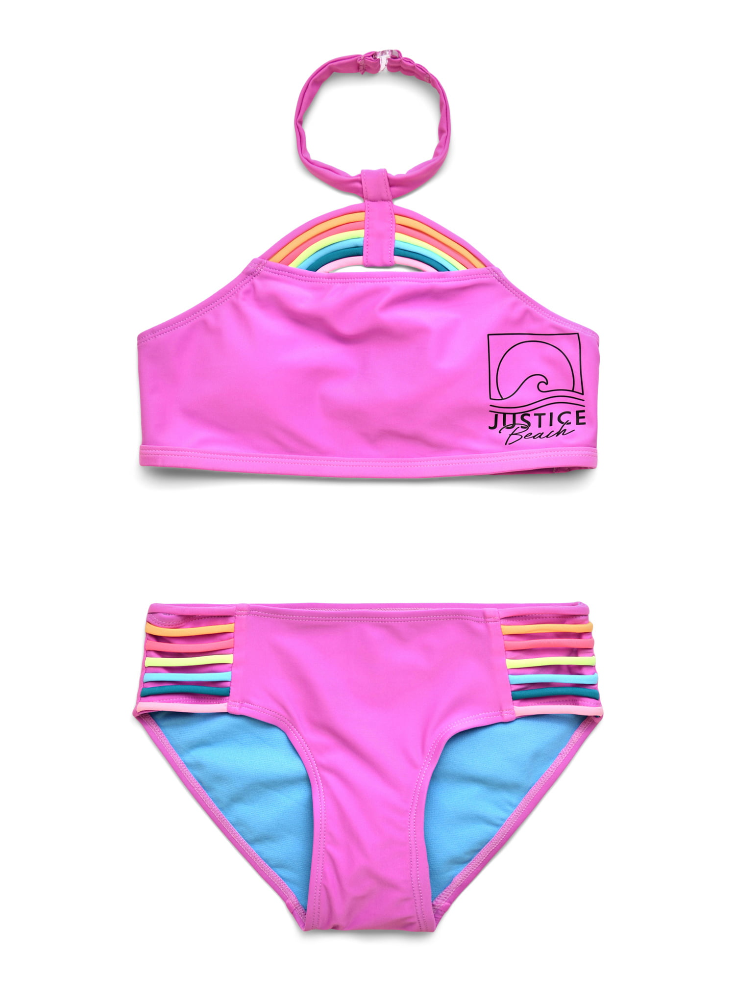 Rainbow Bikini Top – Jaze Swim