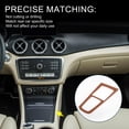 thumbnail image 3 of Unique Bargains Center Console Panel Faux Leather Sticker for Mercedes-Benz GLA / GLB / EQA / EQB 20-24 Central Control Gear Shift Panel Cover Interior Trim Brown, 3 of 6