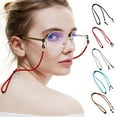 thumbnail image 4 of BOWTONG Colorful Glasses Chain Eyeglass Sunglasses Cotton String Cord Retainer Glasses Lanyard Glasses Strap Eyewear Accessories X7J9, 4 of 9