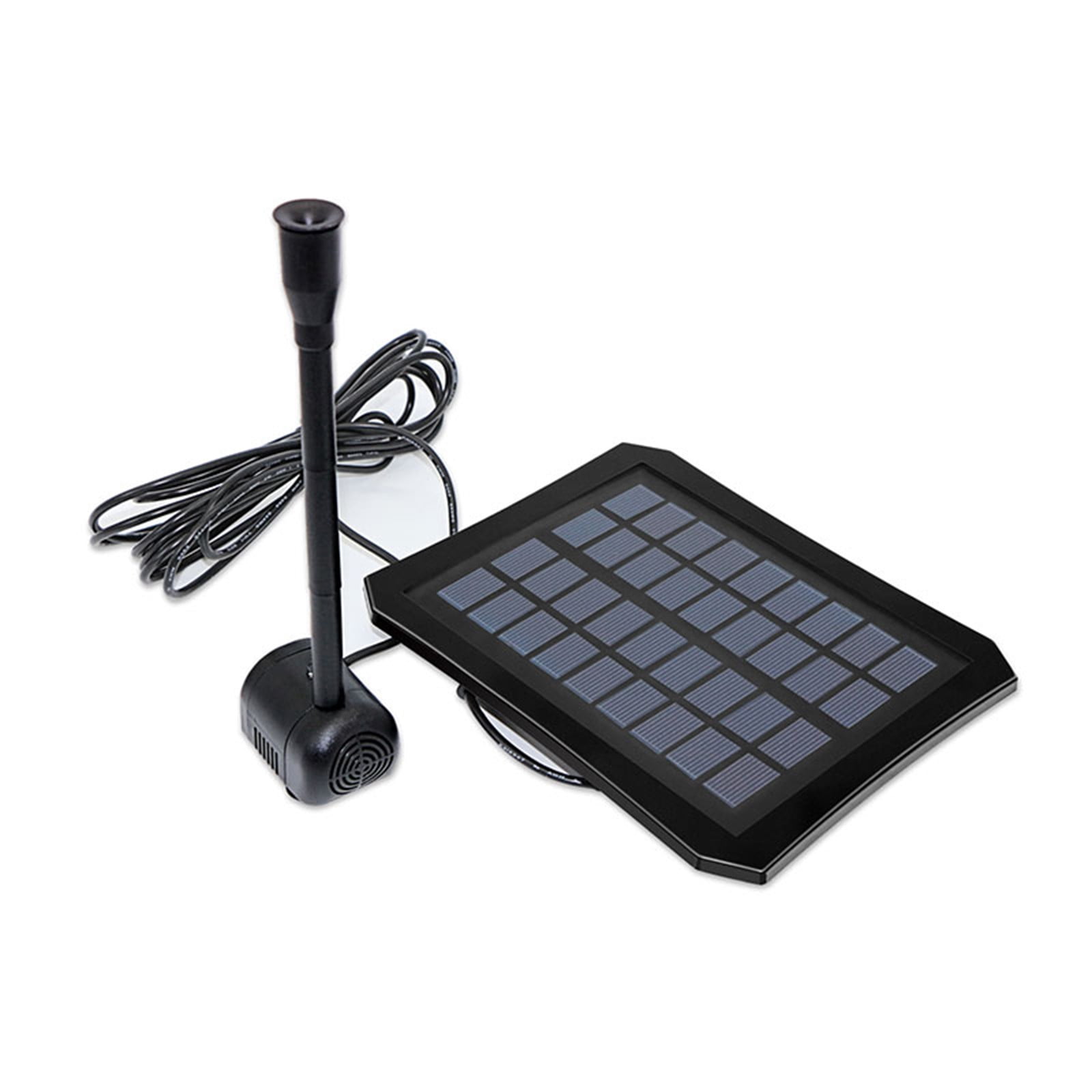 POLISE Spaces Solar Bird Bath Fountain, Outdoor Garden Water Feeder with Pump and 7 Accessories for Courtyard Decoration, 16 Inch Solar Powered Pond for Patio and Pool Area, 1 Unit