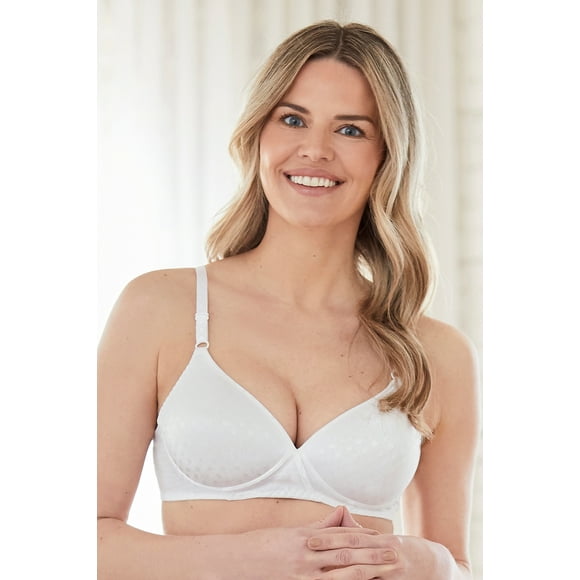 Bestform Patterned Wireless Cotton Bra with Light Padding 5006238