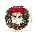 thumbnail image 4 of Corona Navideña De Simulación Feliz Navidad Decoración Para La Puerta Principal Corona De Pared Decoración Para Fiestas, 4 of 6