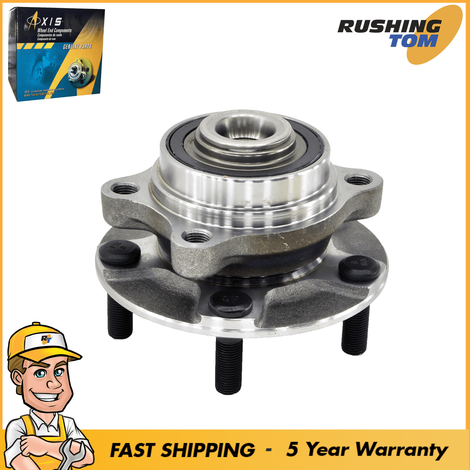 1 Front Wheel Hub Bearing Assembly for 0307 Infiniti G35 0309 Nissan