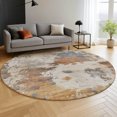 thumbnail image 6 of Addison Rugs Mayfield Premium Machine Washable Transitional Abstract Paprika Round Rug, 8' x 8', 6 of 6