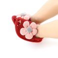 thumbnail image 3 of Infant Baby Girls Sandals Elastic Back Strap Flats Slippers Soft Toddles Princess Shoes, 3 of 8