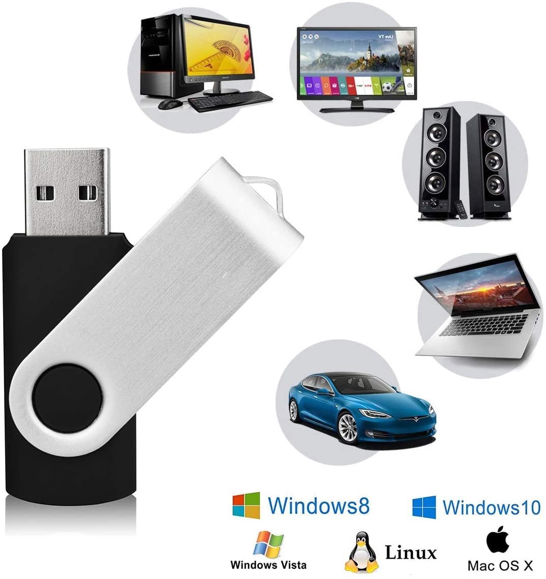 16GB USB 3.0 Flash Drives Memory Stick (10PACK Mixcolored)