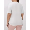 thumbnail image 2 of Breathable Comfortable Women's T-Shirt - Love Print, Short Sleeve, Crew Neck Casual Top for All Seasons, Summer, Sports Style, 2 of 6
