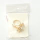 thumbnail image 4 of Bufanda Anillo Chal Clip Bufandas Brooch Aleación Vintage Vintage Moderno Exquisito Camelia Flower Regalos para Mujeres con Pearl Faux Pearl Cuchara seitruly AP004609-00, 4 of 7