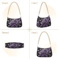 thumbnail image 7 of FORMRS Womens Shoulder Bag with Chain Strap Clutch Purse Cute Tote Handbag, Purple Roses, 7 of 7