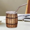 thumbnail image 4 of Foqnuq 304 Stainless Steel Beer Mug, Portable Mini Shot Glass, Small Drink Tumbler, Insulated Beer Cup with Straw, Ideal for Camping, BBQ, Outdoor Parties, and Travel, 4 of 6