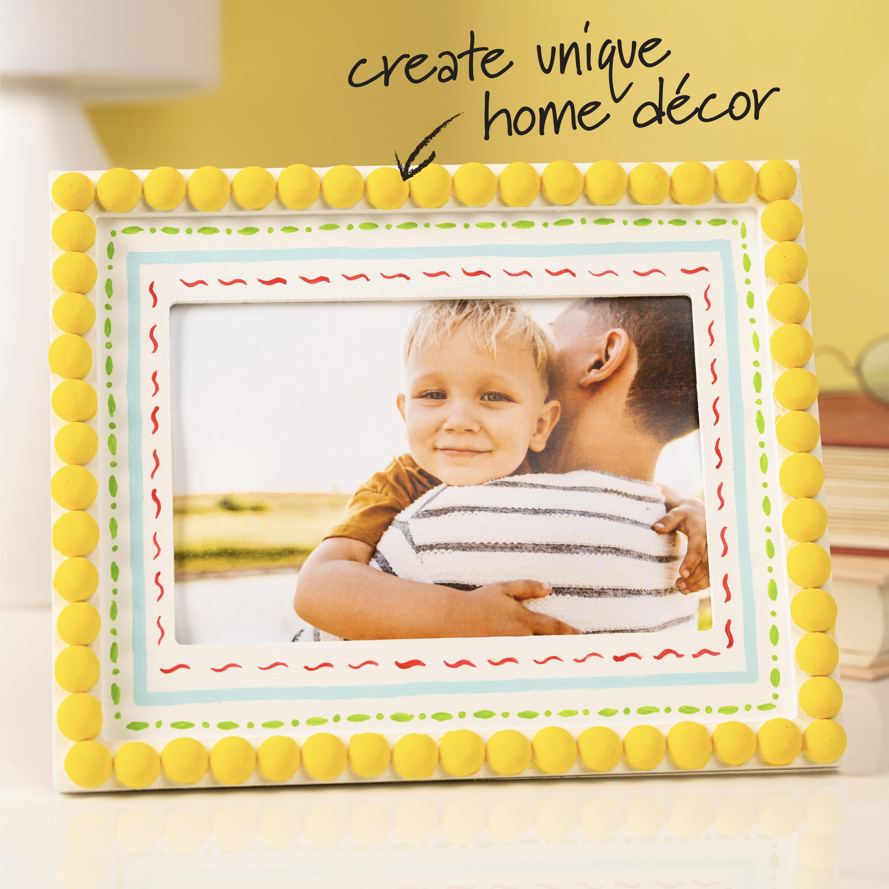 (2 pack) Plaid ® Wood Surfaces - 8.3" Beaded Edge Photo Frame - 68001