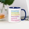 thumbnail image 3 of CafePress - Speech Therapist Mugs - 11 oz Ceramic Mug - Novelty Coffee Tea Cup, 3 of 4