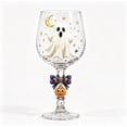 thumbnail image 2 of Halloween Wine Goblets,Clear Stemmed Glass with Ghost and Star Pattern Decor,for Festival Dinner Table and Holiday Party Supplies, 2 of 5