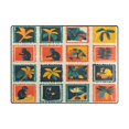 thumbnail image 5 of Yayeee Area Rugs for Living Room 5.2'x4' Non Slip Washable Bedroom Floor Carpet, Jungle Stamp, 5 of 5
