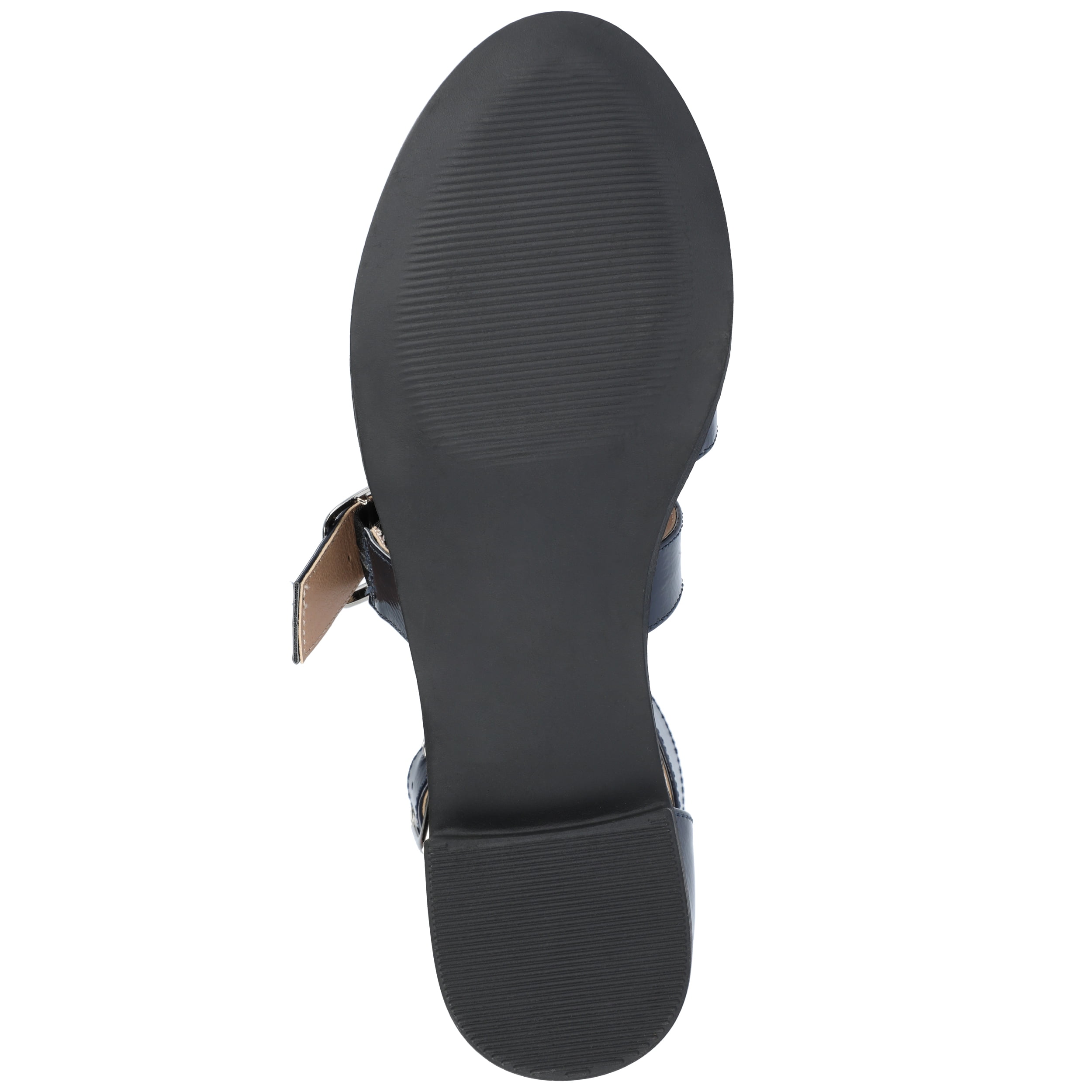 Journee Womens Constance Buckle Round Toe Mary Jane Flats, Widths Available