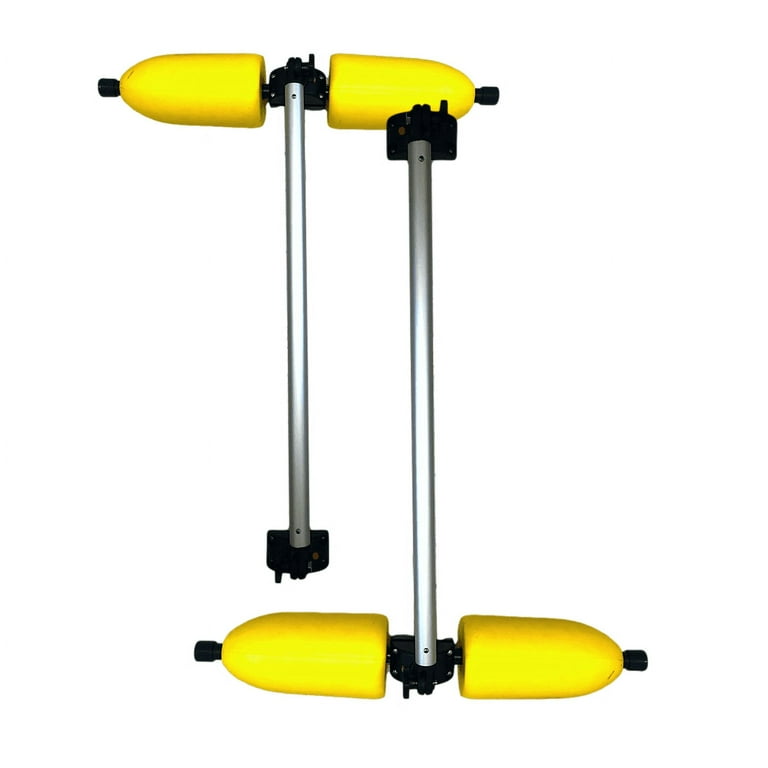 Pactrade Marine Boat Kayak Canoe Yellow PVC Outrigger Arms Stabilizer  System Fishing
