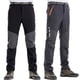 thumbnail image 4 of Pantalones deportivos al aire libre Rush para hombre con forro polar grueso para otoño e invierno, pantalones de esquí de montaña de caparazón suave impermeables de gran tamaño, 4 of 4