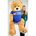 thumbnail image 3 of Air Force Giant Teddy Bear 5 Feet Tall, Wears Removable T-shirt SOMEONE IN THE AIR FORCE LOVES YOU, 3 of 5