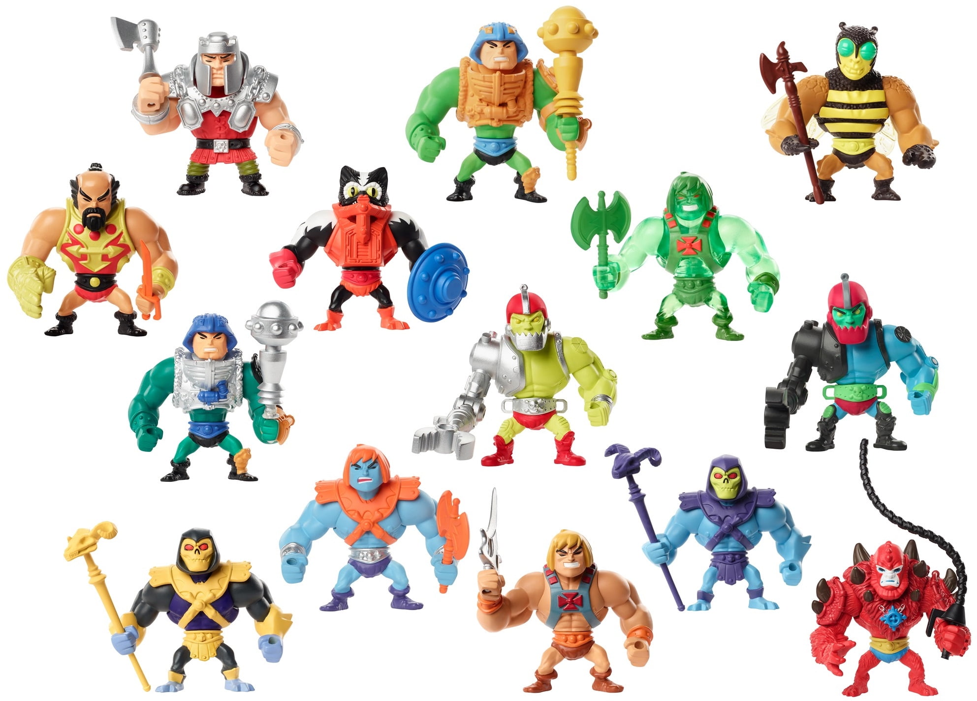 He-Man Set of 6 Minifigs Masters of the Universe Skeletor Building Toy Free Ship 