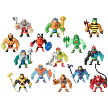 Masters Of The Universe 2-In Surprise Mini Figure with Weapon and Motu-Themed Storage Case (Character May Vary)