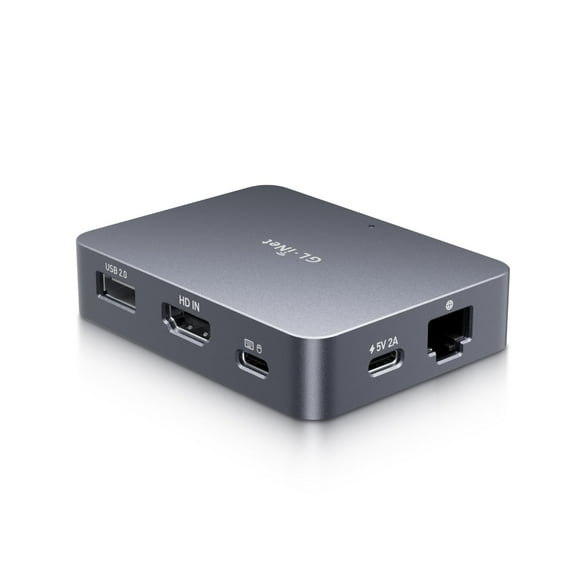 GL.iNet Comet (GL-RM1) Remote KVM Over Internet, 4K@30Hz Tailscale Support,Remote Keyboard, Video, Mouse, Install OS Via BIOS Control, Adapted KVM Switches for Home Offices,Data Center