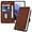 Brown, variant on Case for Motorola Moto G Play 4G 2024 Wallet Case, Moto G Play 4G 2024 Phone Case with Card Holder Kickstand Magnetic Durable Leather Shockproof Cover for Moto G Play 4G 2024 Purple YBS